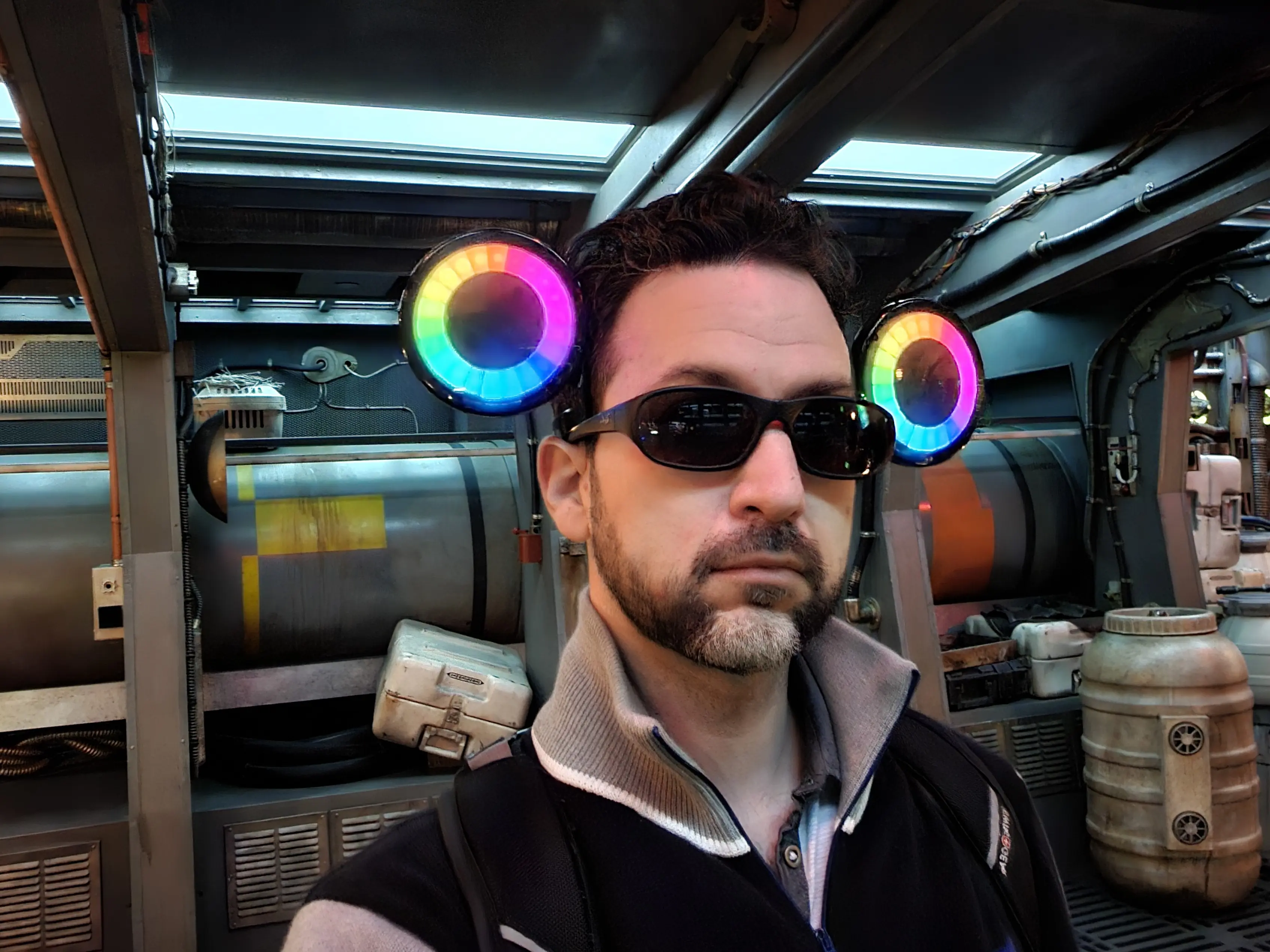DreamEars Mouse Hears, Theme Park Mouse Ears, Sound Activated LED, Light Up Lights, Men, Boys, Women, Girls, Unisex, Headband