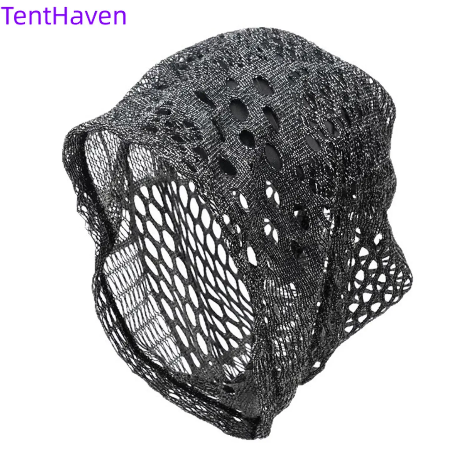 Women's Funky Retro Hollow-Knit Cotton Beanie, Lightweight Design for a Sporty Chic, Slim Fit Street Look, Casual Wear, Female, Breathable