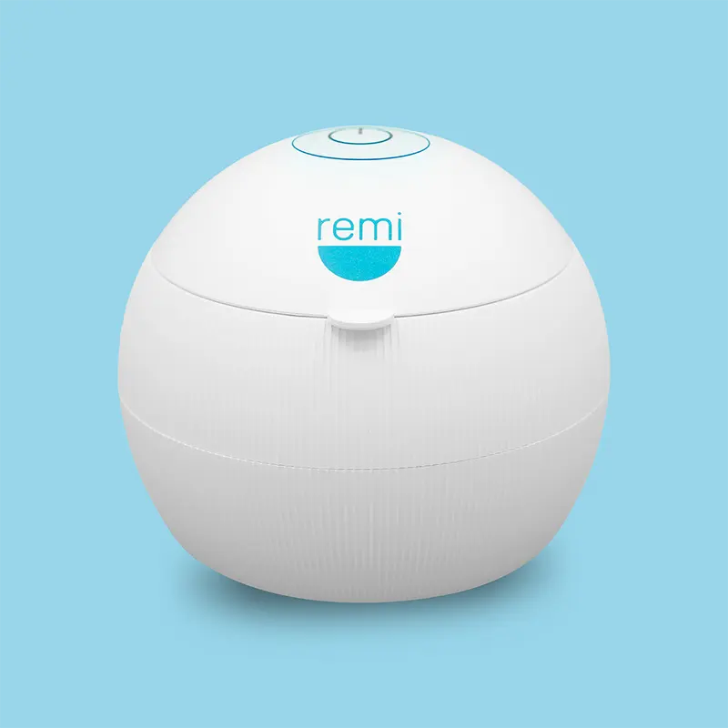 Remi Ultrasonic Cleaner - Compact, Portable, UV Chemical-Free Cleaning Device for Mouthguards, Retainers, Dentures, and Jewelry - For Oral Health