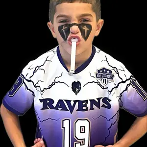 Clinched mouth  guards flag football ,football