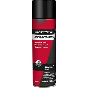 Undercoating Spray,  Protection Spray with Textured Finish & Anti-Rust Technology, Black, 15 oz