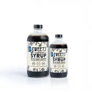 Elderberry Syrup with Raw Honey
