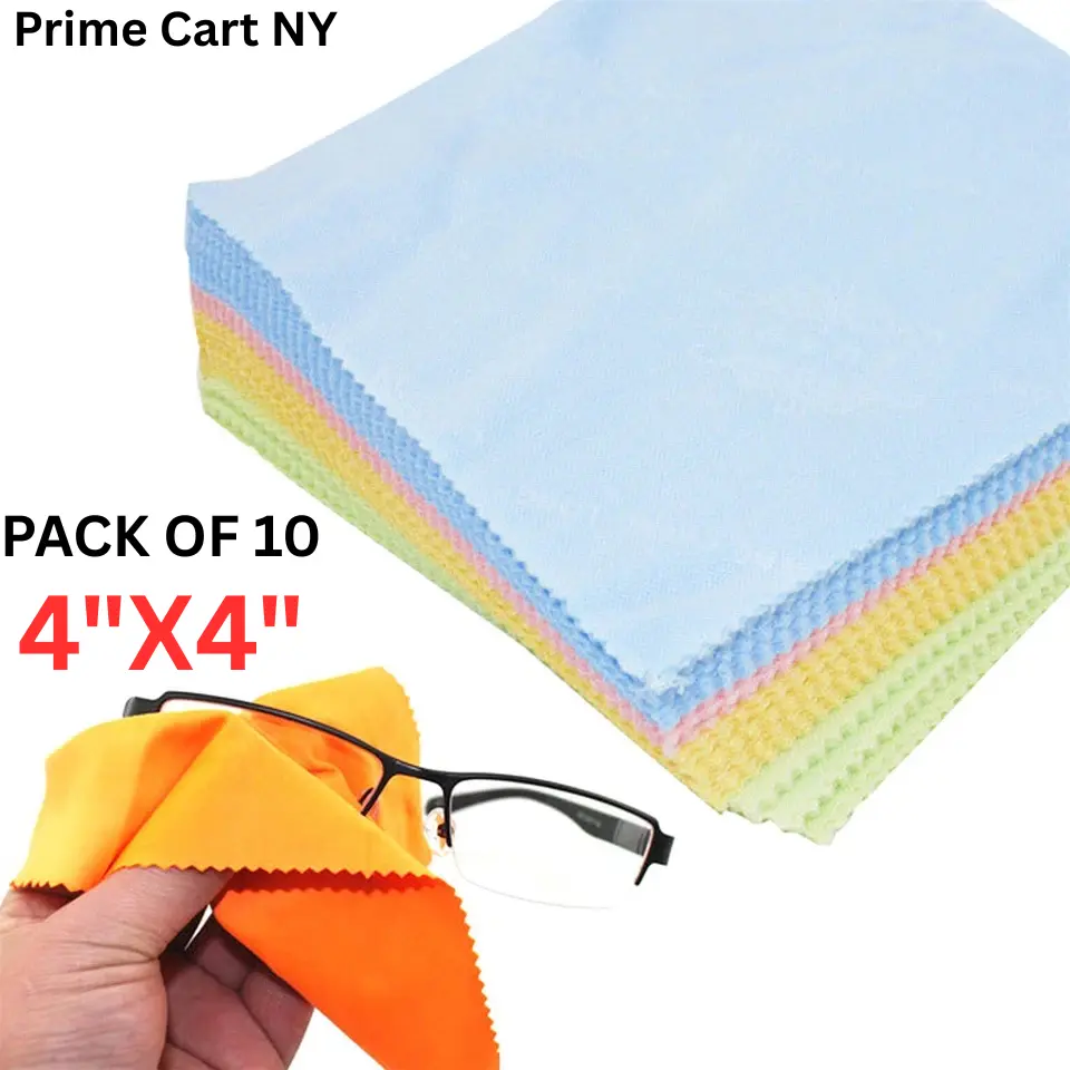 Microfiber Eyeglass Cleaning Cloth Lens Cleaner for Glasses , Screens , Phones