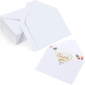 200 Count Mini Gift Card Envelopes Bulk Wedding Pocket Small Paper Envelopes Gift Card Sleeves Greeting Business Card Envelopes Tiny Envelope for Mother's Day 4 x 2.7 Inch(White)