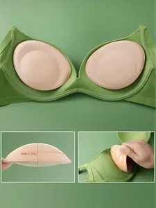 Self-Adhesive Thickening Bra Pads, Abalone Shaped Inserts for Fuller Bras & Swimsuits, Enhance Support Comfortably