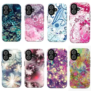 Abstract Floral Art Phone Case – Colorful Swirl Flower Aesthetic Cover with Vintage Pattern Design for iPhone 17 16 15 14 13 12 11 Pro Max X XS & Samsung Galaxy S21–S25 Plus Ultra | Artistic Retro Aesthetic Gift