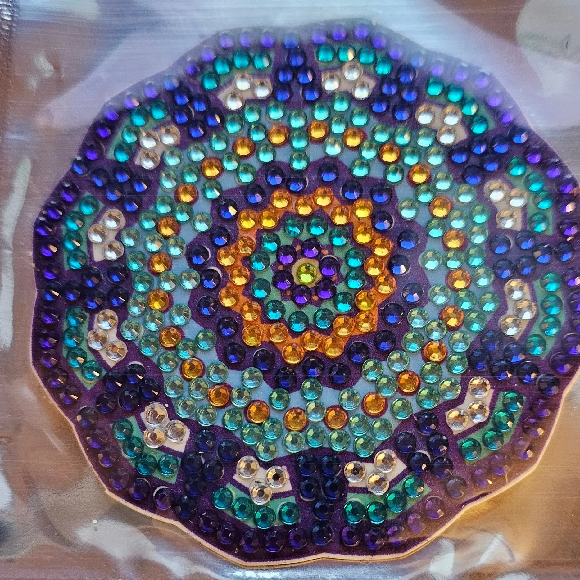 Diamond Art - Mandala Handcrafted Magnet-24