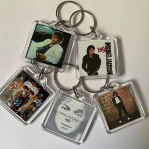 Michael Jackson Album Keychains