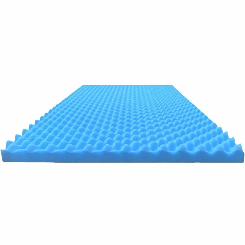 Airflow Egg Crate Foam Mattress Topper - Hospital Size Pressure Relief, Support & Weight Distribution Bed Pad, Made in USA by Foam Global