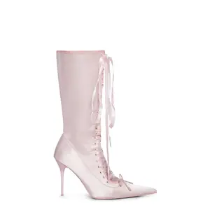 Scandalous Seduction Heeled Boots - Pink