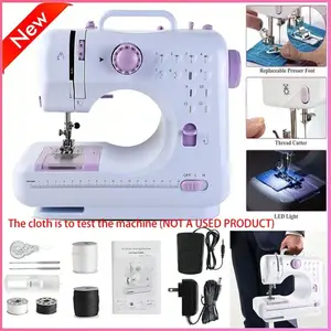 Mini Sewing Machine, Built-In 12-Needle Multi-Function Pedal Automatic Sewing Machine, Suitable For Beginners, Send Wife/Mother/Friend Valentine's Day Gift
