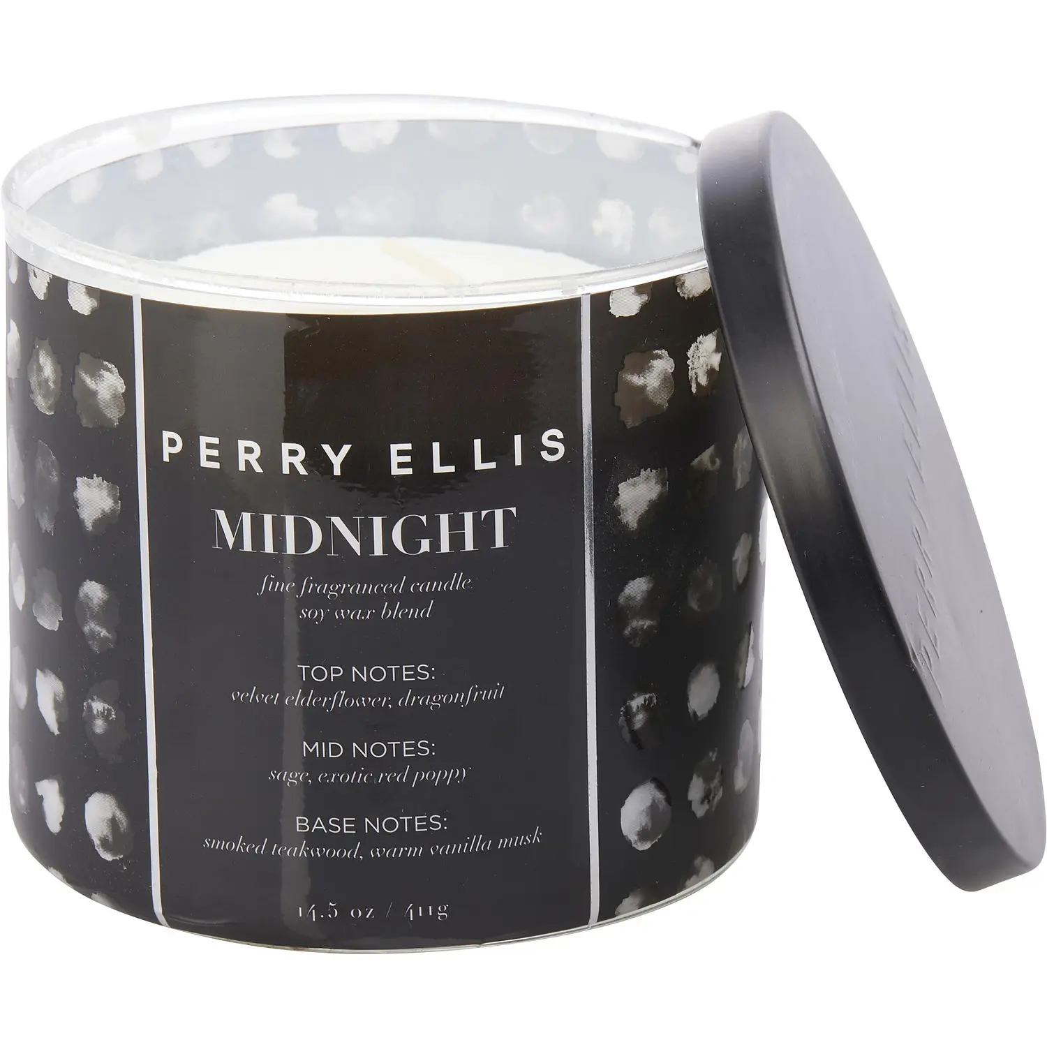 Perry Ellis Midnight By Perry Ellis Candle For Unisex