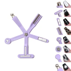 8-in-1 Nail Magnet, Multi-functional Cat Eye Gel Nail Polish Magnet, for nail art, strong magnetic nail polish magnet, manicure design tool, Nail Art Tools