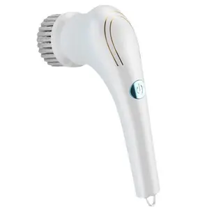 Electric Rotating Cleaning Brush, Cordless Shower Cleaning Brush, IPX7 Waterproof Electric Cleaner with 5 Replaceable Brush Heads, Suitable for Bathroom, Shower Area, Tiles, Bathtub, Kitchen, and Household Cleaning Needs