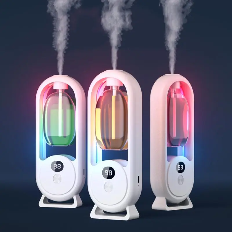 USB-Powered Gardenia Essential Oil Aroma Diffuser Humidifier - Floral Herbal Fragrance Tool, Home Decor with Soothing Nightlight, USB Port for Bedroom, Living Room
