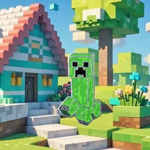 Minecraft Officially Licensed Creeper Pin Enamel Brooch, Hat Pins, Cute Fashion Badge for Jackets & Bags, Perfect Birthday Gift for Fans