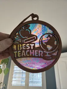 Teacher Suncatcher for Sunny Window