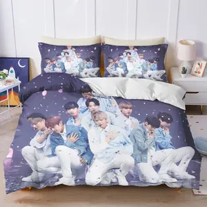 3D printed duvet cover set, soft and comfortable bedding set, Bed Sets Supplies, includes pillowcases, ideal for bedroom décor (1 duvet cover + 1 pillowcase / 1 duvet cover + 2 pillowcases, no insert)