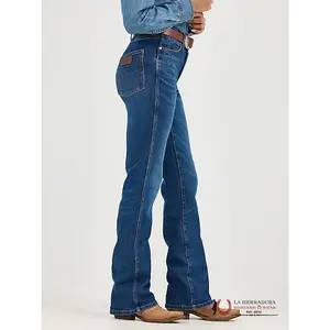 WOMENS WRANGLER BAILEY HIGH RISE BOOTCUT DARK WASH 112352982