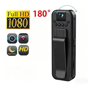 1080P Portable Mini Camera, Digital Video Recorder, Wearable Police Night Vision Recording Camera, IR Micro Camera, Compact and Lightweight Design, USB Rechargeable Video Camcorders