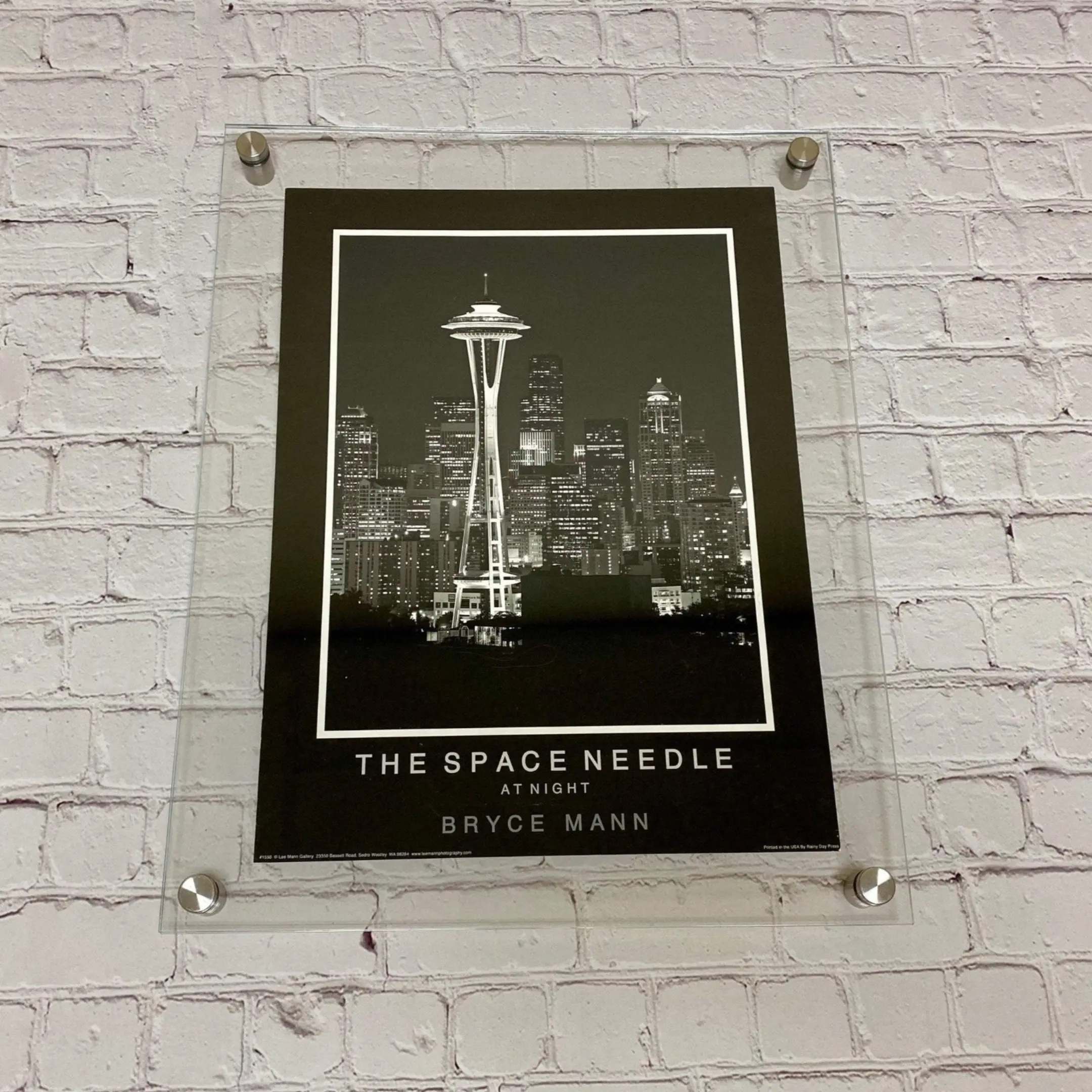 Clear Acrylic Frame Straight Corners