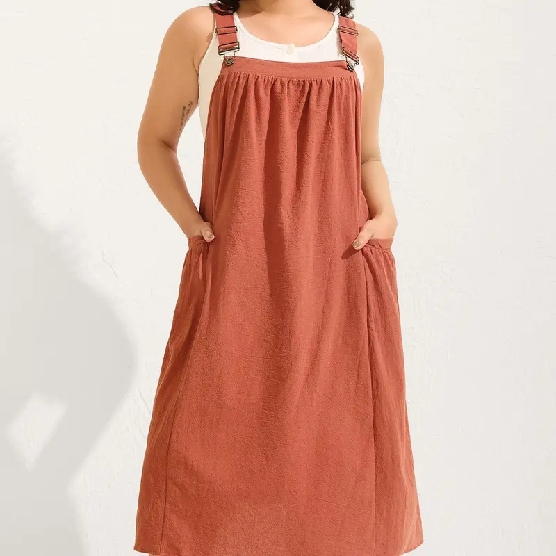 orange overall dress Burnt Orange & White Sequin Striped Overall Dress  Queen of Sparkles