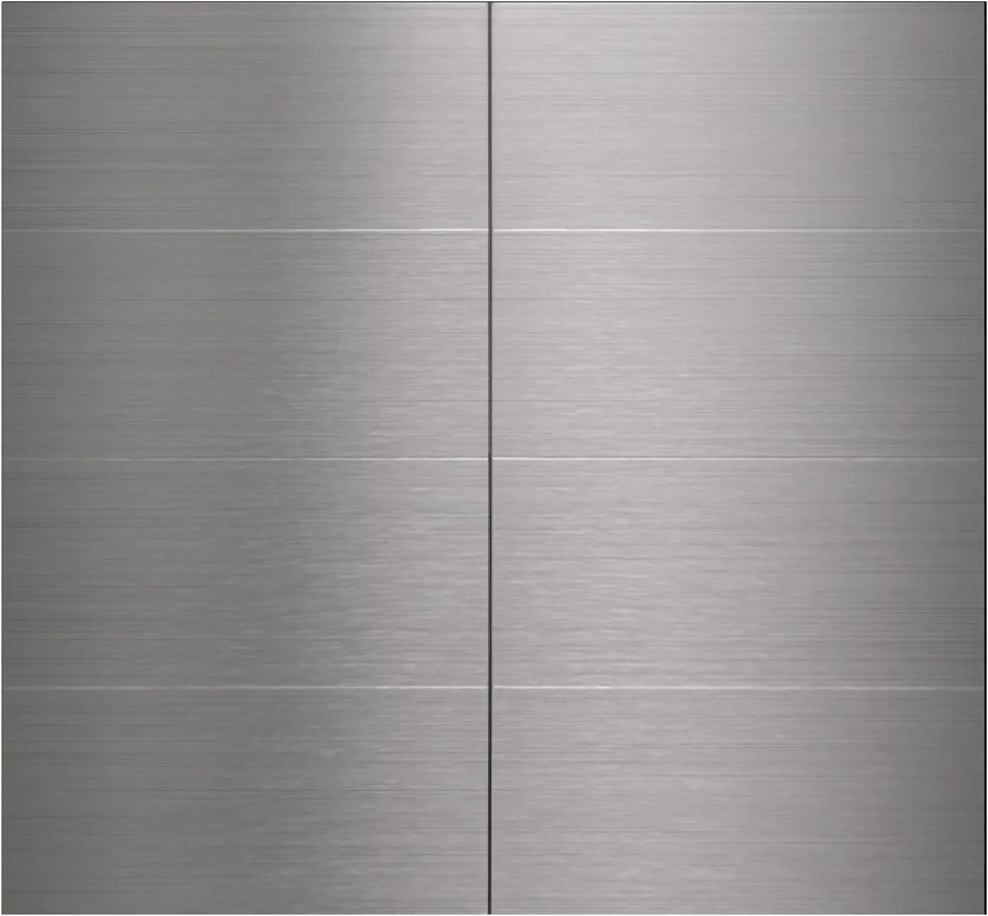 40-Pack 3"x6" Brushed Silver Aluminum Peel and Stick Tile Backsplash Panels