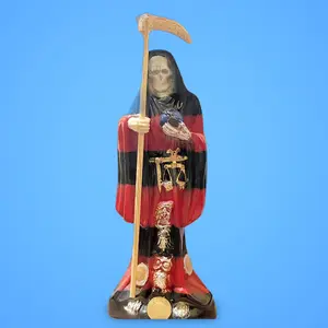 Santa Muerte Reversible Statue, 13 in Home Decor, Room Decor Figurine for Home Supplies