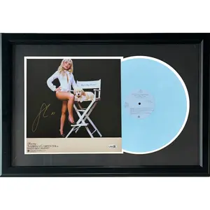 Sabrina Carpenter Autographed Mans Best Friend Deluxe Framed Record Album - JSA