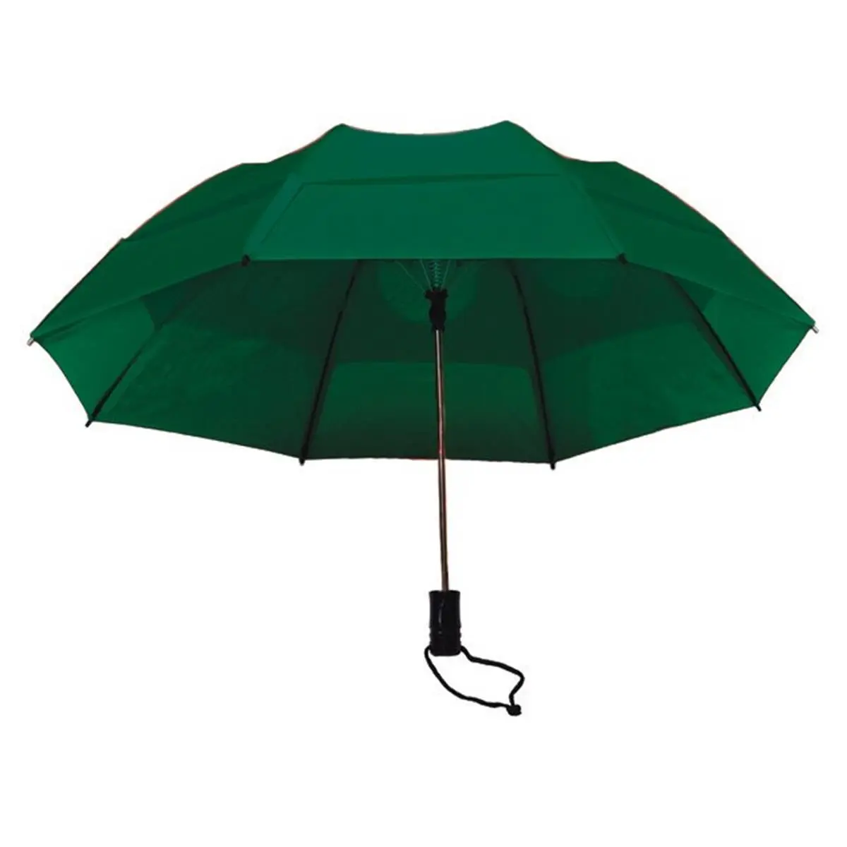 GustBuster 33143HU Metro Steel Auto Open-Auto Close Umbrella, Hunter Green - 43 in. Large Canopy Quick Open Umbrella, Auto-Close Umbrellas