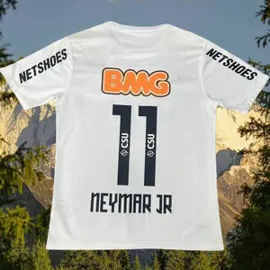 11-12 Home No.11 Neymar Short Sleeve VintageSoccer Jersey