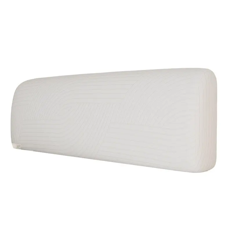 Minimalist, Modern Geometric Pattern Soft Pack Bed Headrest Cover, Full Coverage Design Fits Various Bed Heads, Combining Dust-proof Protection with Decorative Concealment Function, Skin-friendly Fabric Provides Comfortable Leaning Experience