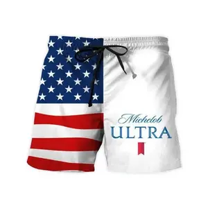 USA Flag ULTRA Aloha Shorts – Fourth of July Gift for Men