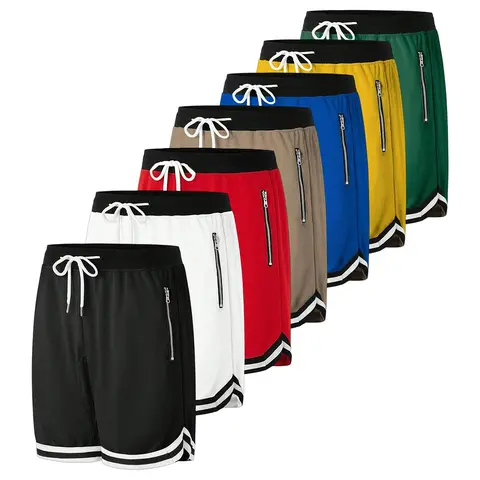Men's Active Mesh Sports Shorts - Fitted Cut, Boyfriend-Style Printed, Drawstring Waistband, Lightweight Gym Wear for Easy Movement, Basketball & Athletic Training Use,sohochic