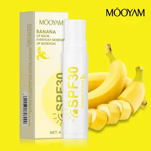 Moisturizing Banana Lip Balm 4.2g, Anti-Wrinkle Lip Care, Nourishing Lip Moisturizer, Perfect for Dry Lips, Daily Use Lip Treatment