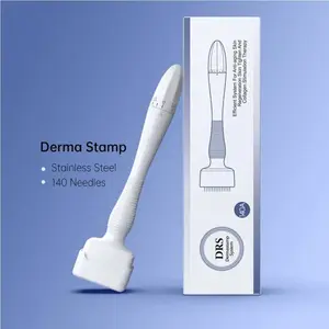 PEAK BODY Derma Stamp - Micro Derm | Glow Boost Skin Tool for Face & Beard | Beginner-Friendly Skincare Stamp for Smoother, Radiant Look | Derm Roller Alternative