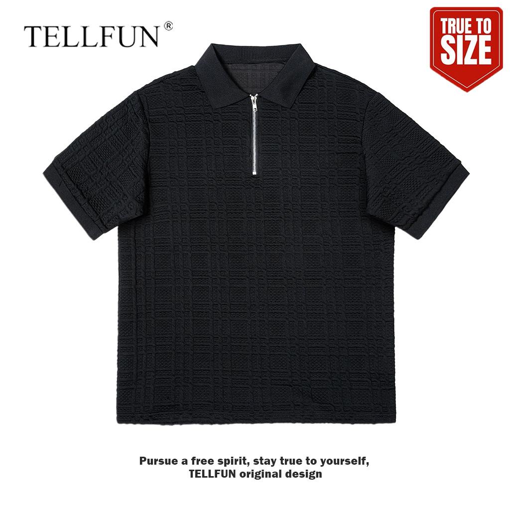 Men's Casual Knit Polo Shirts Short Sleeve Quarter Zip Polo Shirt Lightweight Breathable Daily Business Work Golf Streetwear Tops tee tshirt