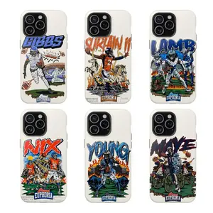 Vintage Players Phone Case, Gibbs, Surtain II, Lamb,Themed Phone Case Premium Matte Texture, Protection, Shockproof, Anti-Drop, Anti-Fingerprint For IPhone 17-12, Pro Max, Pro Plus, and Samsung S25-22 Protection Safety