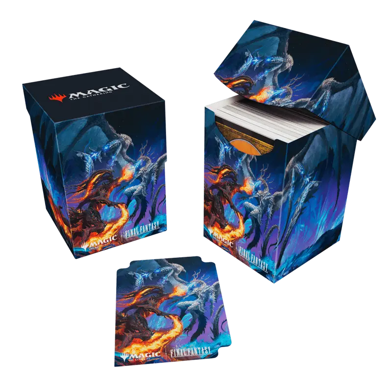 Magic: The Gathering®—FINAL FANTASY™ Bahamut and Ifrit 100+ DECK BOX®