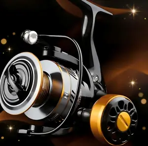 Spinning Reel, Full Matel Frame, Stainless Ball Bearing, 8Kg MAX Drag Fishing Reels, for Medium Inshore&Offshore Saltwater, Freshwater, Ice Fishing, Fishing Equipment