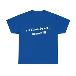 Roblox -  tem bluulude get in nowww !!! T-Shirt for Teens Y2K Hacker, Forsaken, Vintage Gaming Fashion T-Shirt, Summer Clothing for Boys and Girls
