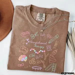 Comfort Colors Occupational Therapy T-Shirt, Retro OT TShirt, COTA T-Shirt, Cute Therapist Gift TShirt, Occupational Therapist Appreciation Tee - TrendWear USA