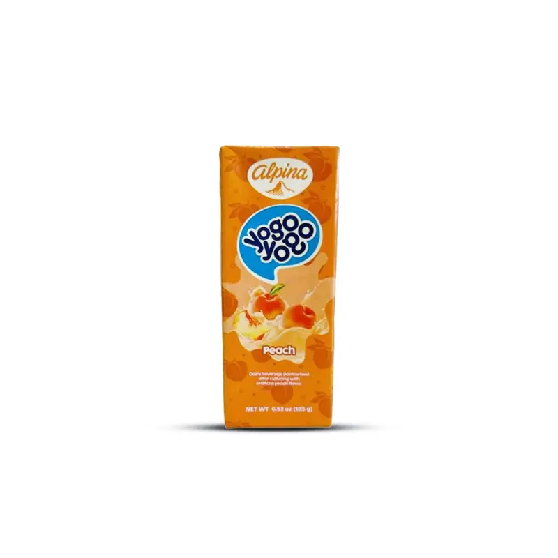 Alpina Yogo Yogo - Peach Flavored Yogurt Drink 6.53oz
