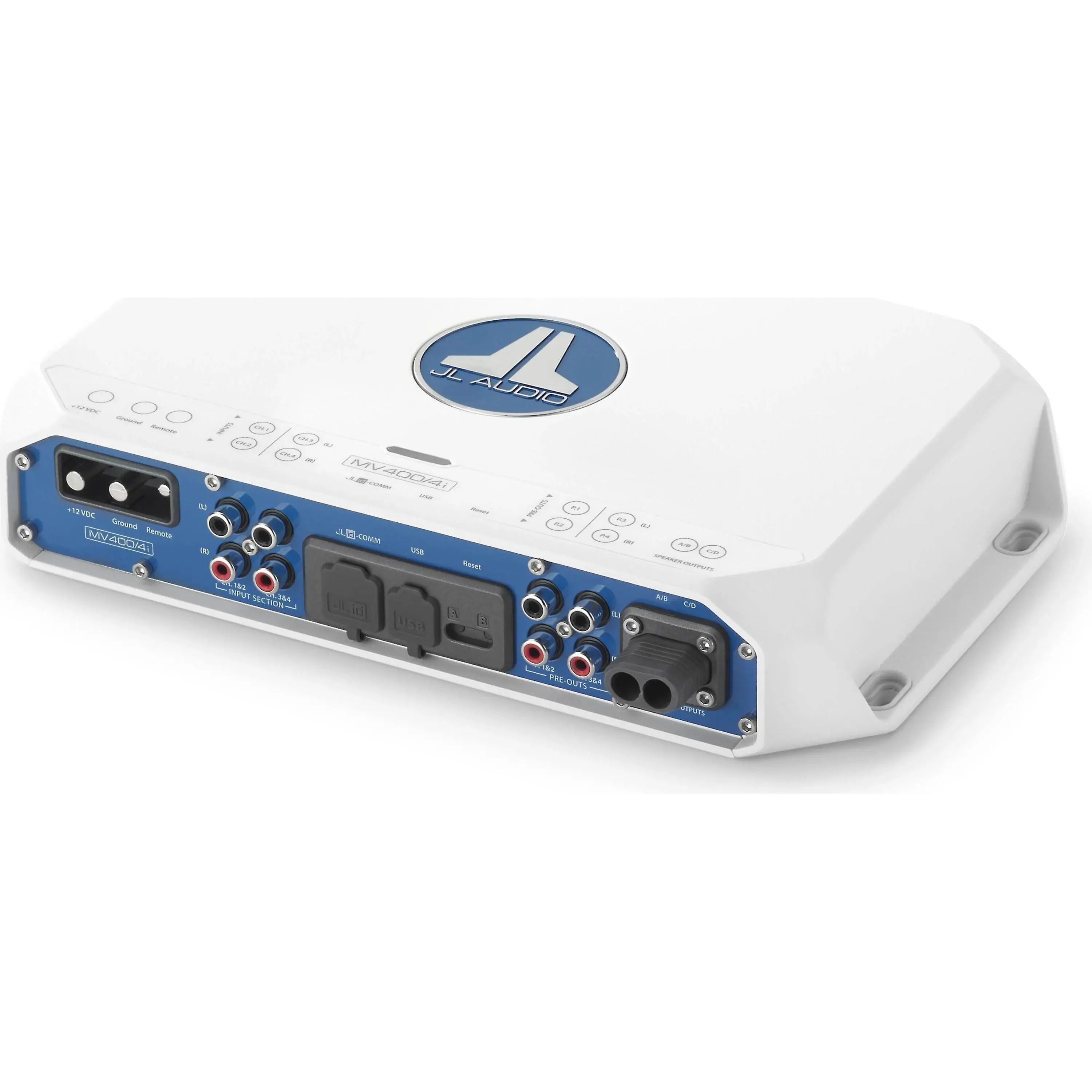 JL Audio MV400/4i 400W 4-Channel Marine DSP Amplifier 010-03337-00 (98637)