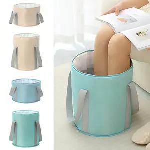 Collapsible Foot Soak Bath Tub - Insulated Non-Electric Portable Spa Basin with Reinforced Handles, Perfect for Relaxing Foot Baths at Home, Easy to store and Travel, Foldable Basin