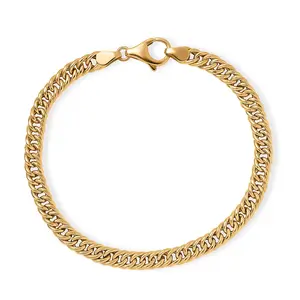 Classic Curb Forever Chain Bracelet in 10K Yellow Gold 7.25 In 4.10 Grams Christmas Gifts