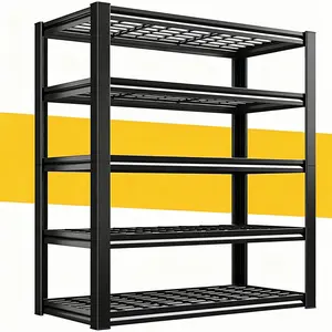 Garage Shelving Heavy Duty, 5-Tier Storage Shelves,2500LBS Adjustable Metal Shelving Units for Basement, Kitchen,Commercial,Warehouse,Pantry, 35.5" W x 72" H x 15.8" D