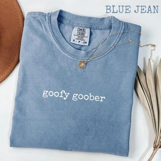 Comfort Colors Goofy Goober TShirt, Funny Viral Nostalgia Graphic Tee, Internet Meme T-Shirt, Gift for Her or Him, Trendy Throwback Vibes Tee
