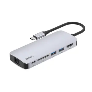 Belkin Connect USB-C 6-in-1 Multiport Hub