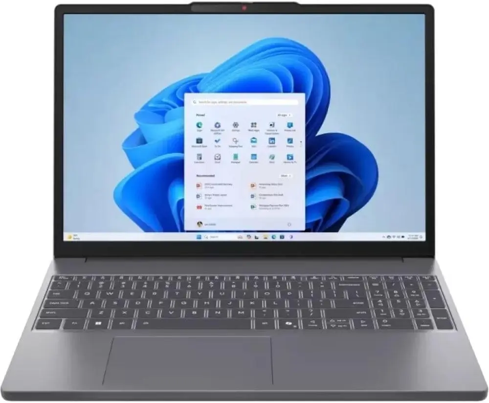 Lenovo IdeaPad Slim 3 15.3" WUXGA Touchscreen Laptop, AMD Ryzen 7 8840HS, 16GB RAM 512GB PCIe SSD, Wi-Fi 6 USB-C Backlit Keyboard Webcam, Windows 11 H Luna Gray